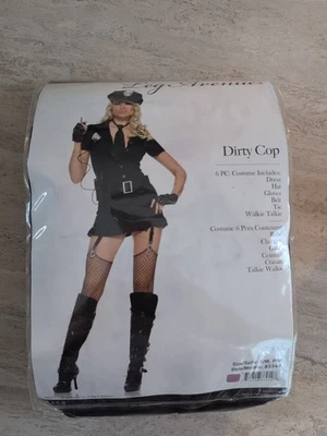 Sexy Disfraz y Accesorios Halloween Adulto Leg Avenue Dirty Cop Talla S-M 4-8 Foto 1 de 4