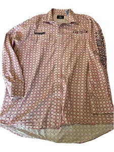 Camisa occidental Wrangler PBR para hombre perla a presión talla XLT  - Imagen 1 de 8