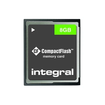Integral, Tarjeta de memoria de 8GB CompactFlash 45MB/s 300X compatible UDMA 6 - Immagine 1 di 2