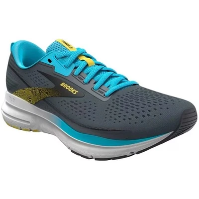 Nuevo Brooks Trace 3 Gris Azul Amarillo Para hombres Talla 11.5 Zapatos para Correr 1104121D060 Foto 1 de 4