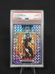 Bijan Robinson 2023 Panini Mosaic #284 Silver Mosaic PSA 10 - Bild 1 von 2