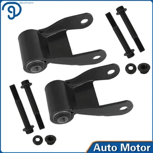 Pair of Rear Leaf Spring Shackle Kit Fit For Dodge Ram 2500 3500 Truck Series - Picture 1 of 11