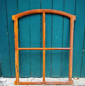 Neu Fenster Bogen Gussfenster Stallfenster Spiegel 63cm x48 cm - Bild 1 von 4