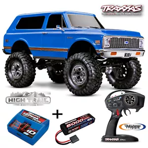 Traxxas TRX92086 4BLUE Combo 1972 Blazer High-Trail + 5000 2S Lipo Akku + - Photo 1/6