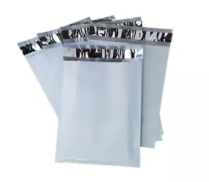 1000 - 4x6 WHITE POLY MAILERS ENVELOPES BAGS SELF SEALING 2.5 MIL - Picture 1 of 6