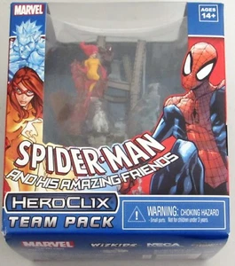 SPIDER-MAN AND HIS AMAZING FRIENDS PAQUETE DE EQUIPO Marvel HeroClix Convention Exclusivo - Imagen 1 de 7