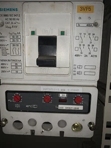 Siemens 3VF5 3-Pin Circuit Breaker / Tested - Picture 1 of 2