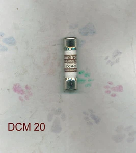 BUSS DCM 20 FUSE 20 AMP 600 VOLT FAST ACTING DCM20 - Picture 1 of 2