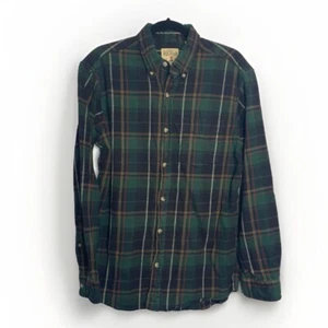 Redhead Red Head Mens XL Green Plaid Flannel Button Front Shirt - Picture 1 of 9