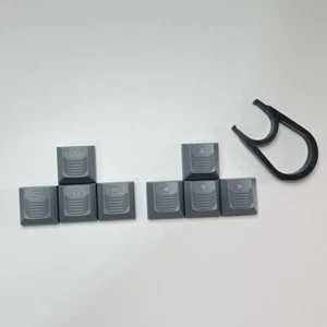 Mechanical Keyboard Key Caps WASD + Directional Key Caps Checkered feel Keycaps - Picture 1 of 17