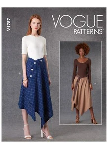 Vogue Sewing Pattern 1787 Misses 16-24 Easy Wrap Skirt with Asymmetric Front - Picture 1 of 7