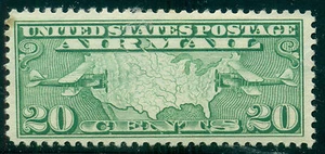 SCOTT # C9, MINT, OG, LH, VERY FINE, CORNER STAIN UPPER LEFT, GREAT PRICE! - Picture 1 of 1