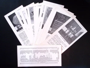 Somerset Shops Fairfield Maine Unusual Furniture Guide and Catalog Cards Amazing - Picture 1 of 11