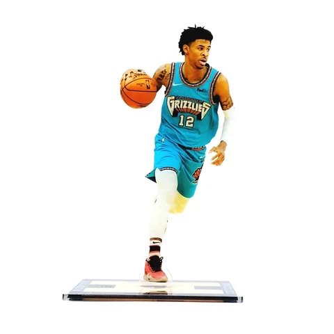 Ja Morant Figure - #12 of Memphis Grizzlies Drives the Ball up Court Ornament Cover