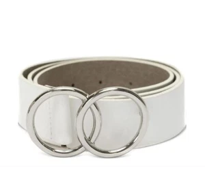 INC International Concepts double circle women's belt - White - XL - Picture 1 of 4