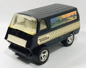 Vintage Tonka Custom Van schwarz 55450 Scenic Side 1970’s Toy Vehicle Made in USA - Bild 1 von 10
