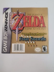 The Legend of Zelda A Link to the Past MANUAL ONLY FR Gameboy Free Shipping CAD - Foto 1 di 4
