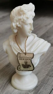 Moderne Alabaster Büste des Apollo von Hermes Greece 15,5 cm - Bild 1 von 8