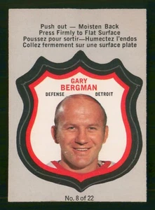Escudos de jugador Gary Bergman 1972-73 O-Pee-Chee 72-73 #8 Ex 97329 - Imagen 1 de 2