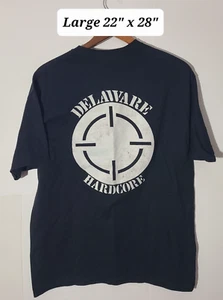 Odd Squad Delaware Hardcore Herren schwarz Large 2-seitiges Band T-Shirt - Bild 1 von 5