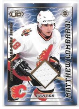 2003-04 Pacific Heads Up Jerseys Insert #6 Matthew Lombardi /1200