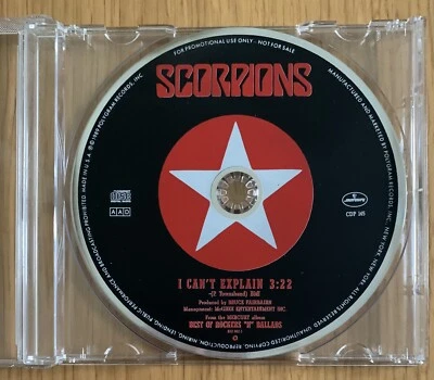 Scorpions / I Can't Explain - PROMO CD Single US 1989 - Image 1 of 4