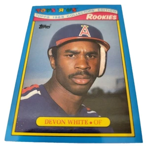 1988 Topps Toys R Us Rookies Devon White Baseball Card 33 California Angels (F - Picture 1 of 2