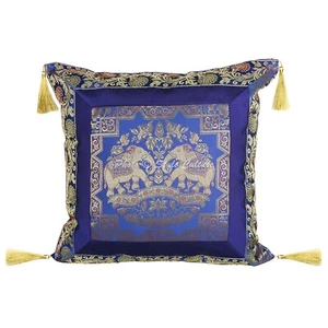 Brocade Jacquard Cushion Cover Boho Bohemian Car Pillow Cases For Home Decor - Picture 1 of 6