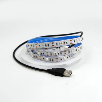 5V UV Ultraviolet LED Strip Light Tape Lights SMD 5050 LEDs Blacklight With USB  - Image 1 of 4
