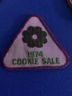 1974 Girl Scout Cookies Collectible Embroidered Patch New