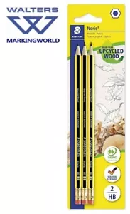 Staedtler Noris® school 122 HB Graphite Pencil with eraser tip | Pack 3 - Picture 1 of 4