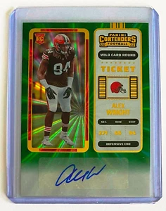 2022 Contenders Wright Rookie Autograph Card SSP Clevland Browns, custodia hit - Foto 1 di 2