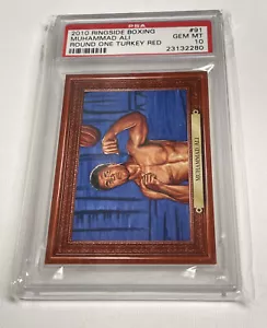 2010 Ringside Boxing Muhammad Ali Round One Turkey Red #91 PSA GEM 10 GOAT POP2 - Picture 1 of 2