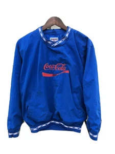 Men’s Vintage 90’s Pre Game Athletics Coca-Cola Pullover Windbreaker Sz L - Picture 1 of 3