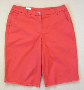 Madeleine Damen Bermuda Shorts mit Fransen orangerot Gr. 40 NEU ! - Bild 1 von 4