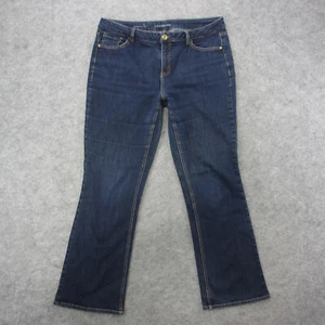 Lane Bryant Jeans Women's 16 Blue Dark Wash Boot Cut Jeans - Picture 1 of 10
