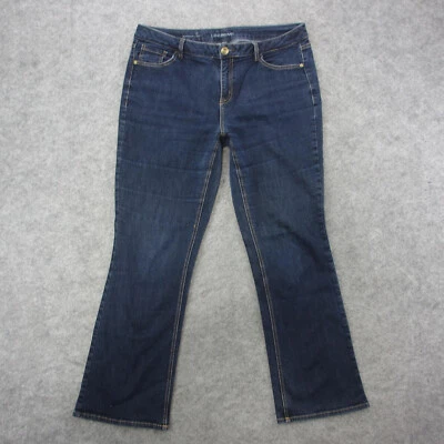 Lane Bryant Jeans Women's 16 Blue Dark Wash Boot Cut Jeans - Image 1 of 4