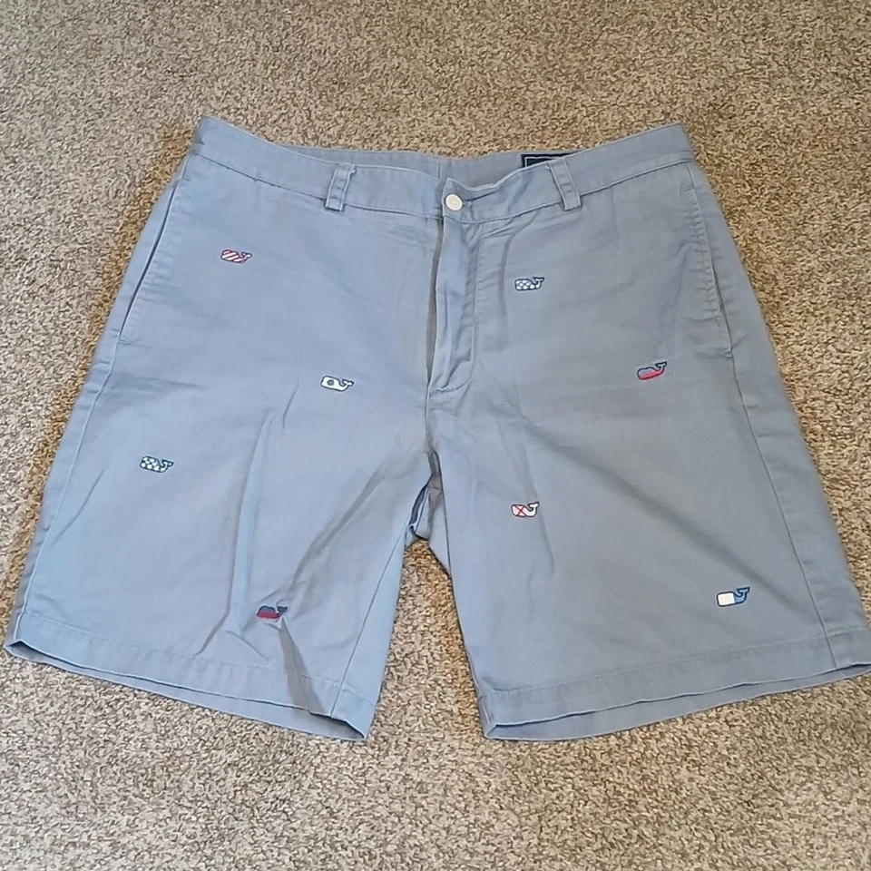 Pantalones Cortos Club Vineyard Vines Estampado de Ballena Para Hombre Talla 34 Foto 1 de 4