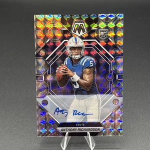 2023 Mosaic Anthony Richardson Mosaic Prizm Rookie Good Auto! RC #282 Colts - Foto 1 di 6