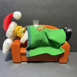 2004 GEMMY ANIMATED SLEEPING SNORING CHRISTMAS SANTA HOMER SIMPSON - WORKS - Picture 1 of 7