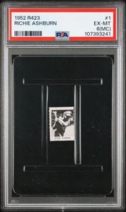 1952 R423 Richie Ashburn Philadelphia Phillies PSA 6 (MC) EX-MT (3241) - Picture 1 of 2