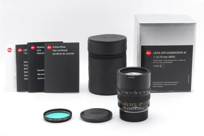 [SIN USAR en caja] Leica APO-Summicron-M 75 mm f/2 ASPH. Lente 11637 de JAPÓN Foto 1 de 4
