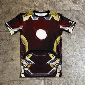Camisa de compresión Under Armour para hombre grande roja Iron Man Avengers Ultron Alter Ego - Imagen 1 de 5