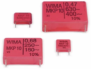 WIMA Folienkondensator, 22nF, 630 V-, 400 V~ radial, RM 10 - Bild 1 von 1