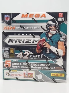 2024 Panini Prizm Football Sealed Mega Box- Rookie QB Chase! - Picture 1 of 5