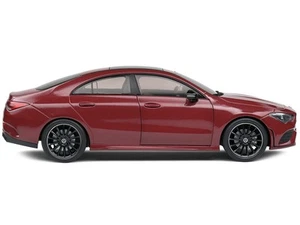 2019 Mercedes-Benz CLA C118 Coupe Rouge Patagonie Red Metallic 1/18 Diecast M... - Picture 1 of 5