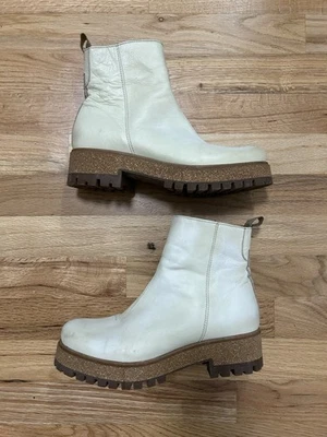 Botines de cuero Taos Downtown Eggshell, talla 6-6,5, EU 37 Foto 1 de 4