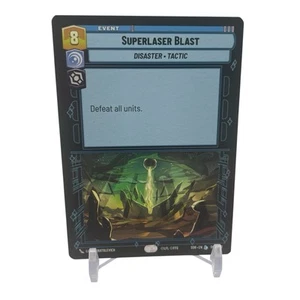 Star Wars Unlimited Superlaser Blast Spark of Rebellion Legendary Non-Foil 043 - Imagen 1 de 2