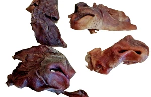 5kg Rinder-Maulfleisch getrocknet | Kausnack Hund Natur | Stücke 10–15cm - Bild 1 von 2