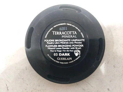 GUERLAIN TERRACOTTA MINERAL FLAWLESS BRONZING POWDER FOR FACE DARK 03 SEALED TST - Image 1 of 2